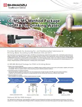LC/MS/MS Method Package for PFAS in Drinking Water