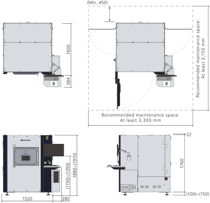 Size Layout and Dimensions (units: mm)
