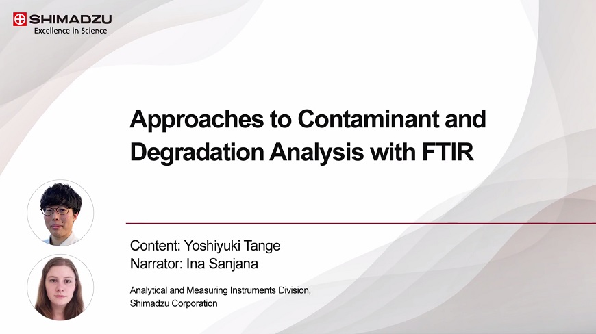 Approaches to Contaminant and Degradation Analysis