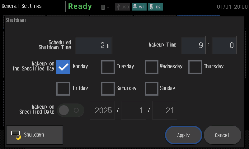 Shutdown Function
